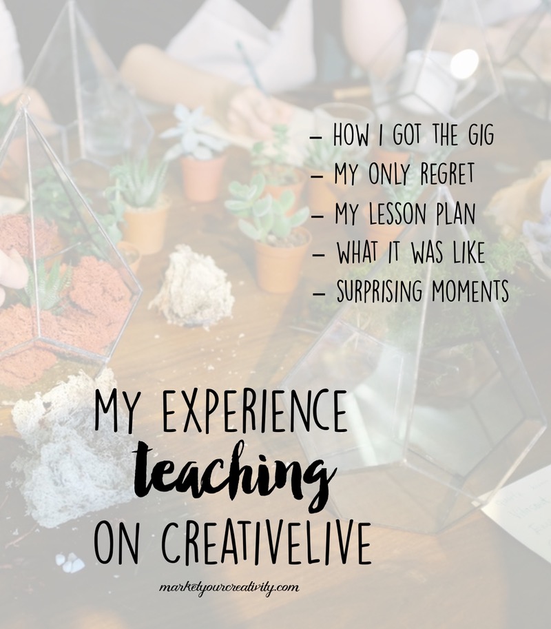teaching on creative live